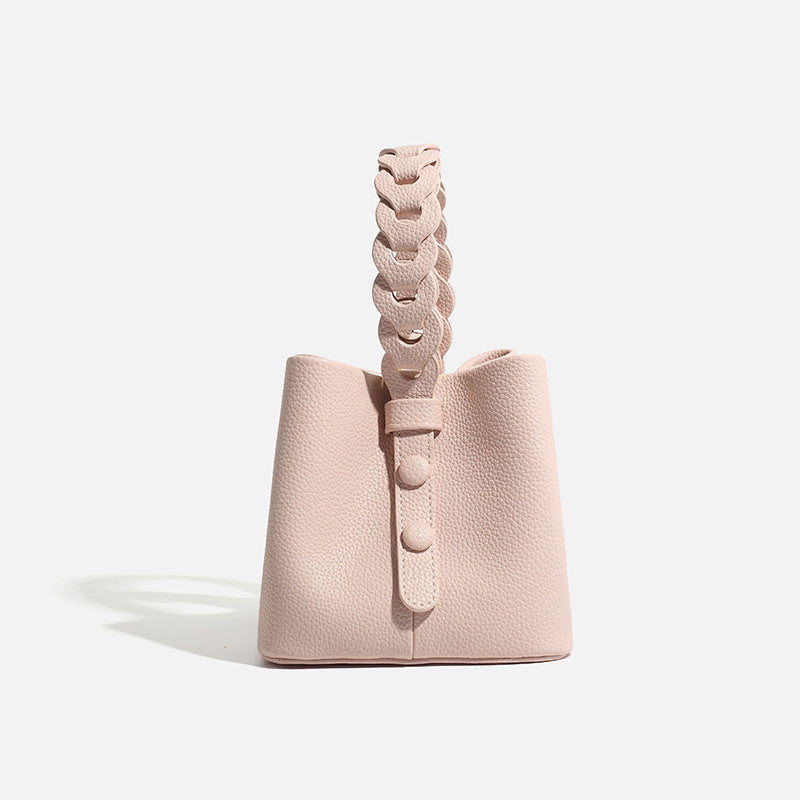 Niche High-grade Food Basket Fashion Woven Shoulder Bags