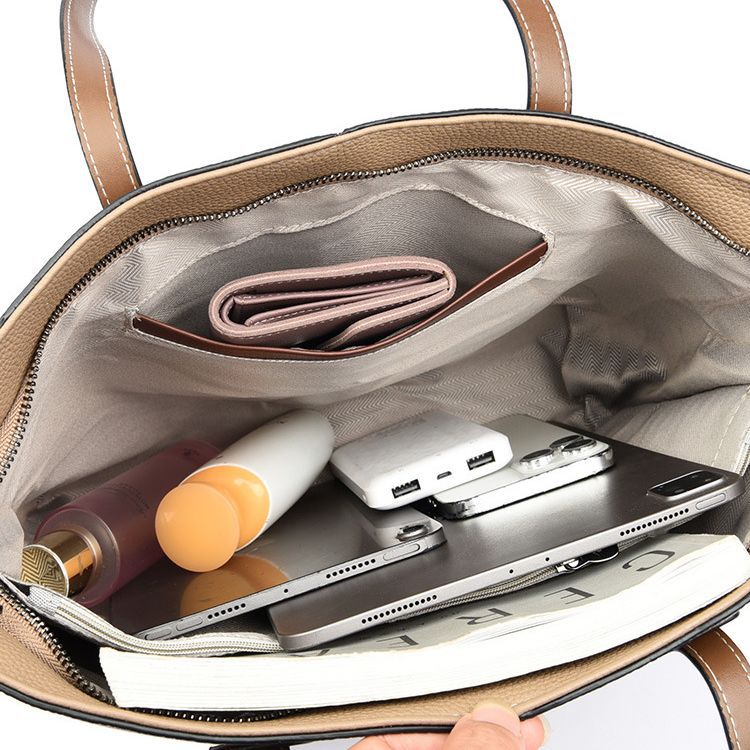Women's Genuine Leather Large Capacity Totes Soft Shoulder Bags
