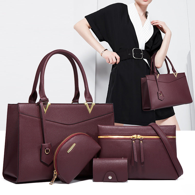 Women's Fashion Large Capacity Set Mother Handbags