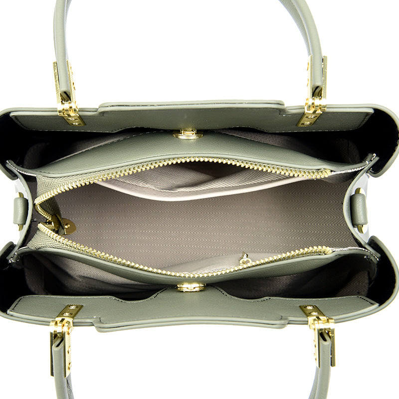 Chinese Style Embroidery Genuine Leather Design Texture Handbags