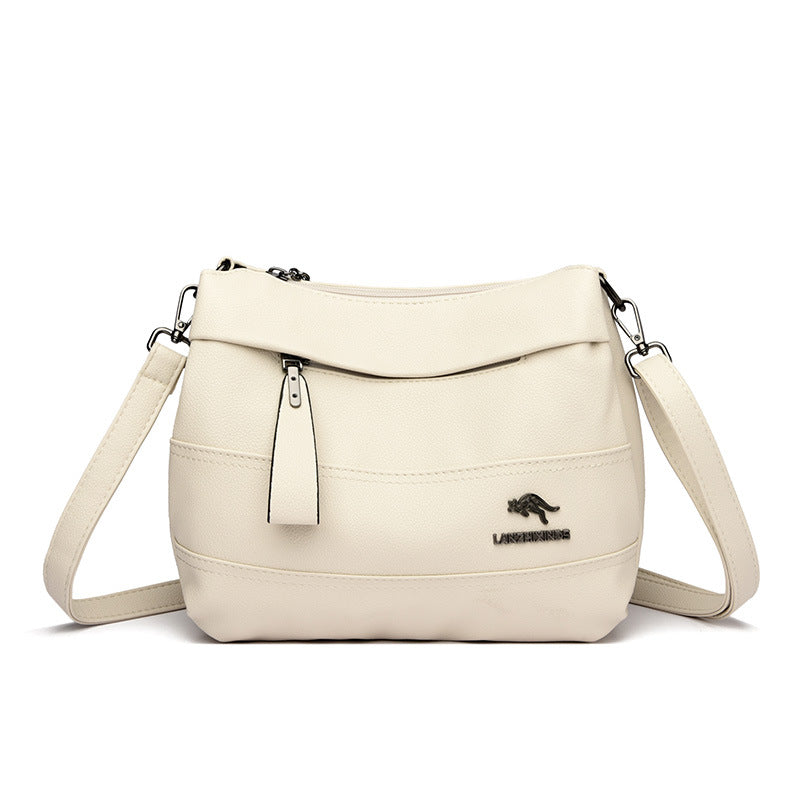 Genuine Leather Mom Trendy Fashion Large Crossbody Bags