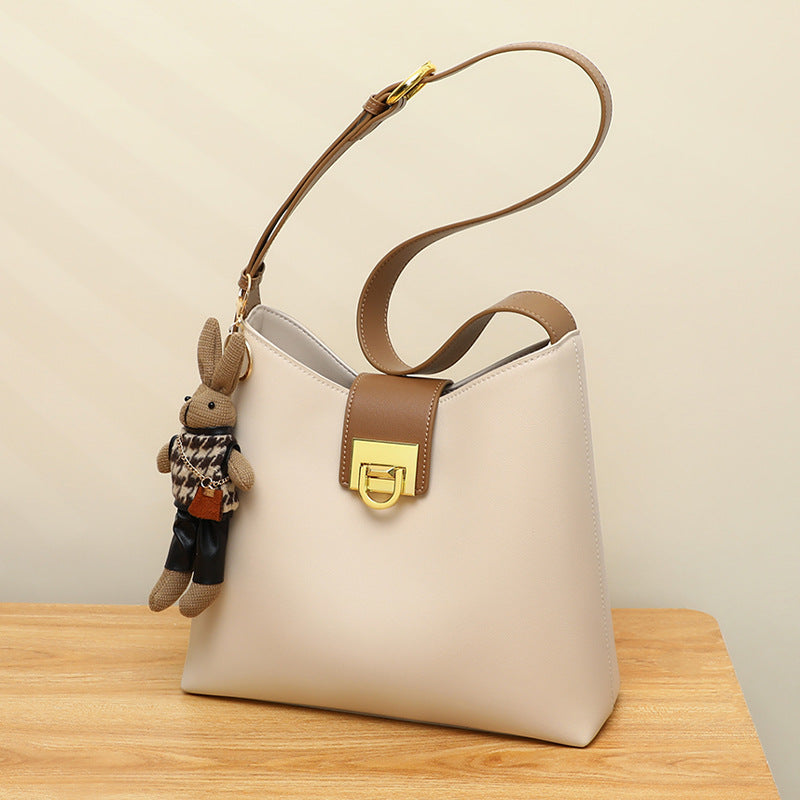 Summer Tide Genuine Leather Fashion Large Crossbody Bags