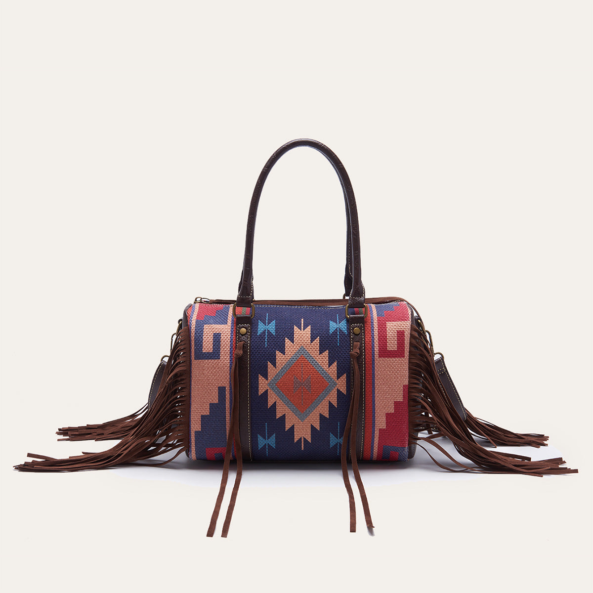 Retro Bohemian Hand-woven Tassel Cotton Linen Crossbody Bags
