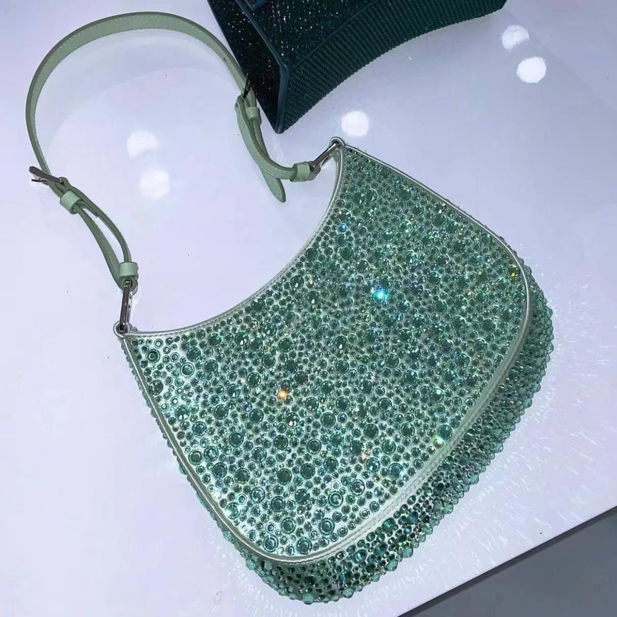 Women's Glittering Crystal Fashion Retro Fairy Shoulder Bags