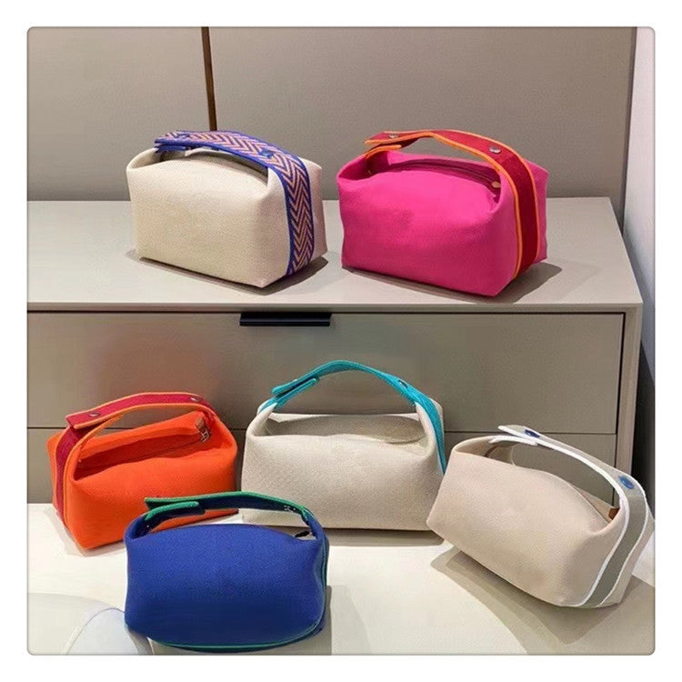 Women's Lunch Box Canvas Wash Portable Large Handbags