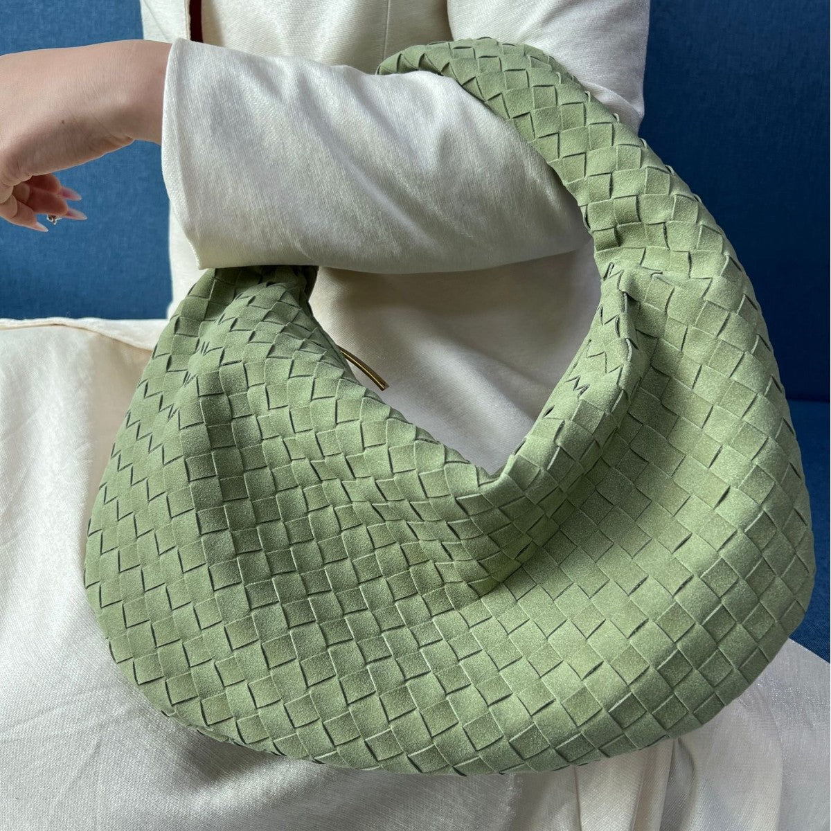 Woven Large Capacity Simple Knotted Dumpling Bags