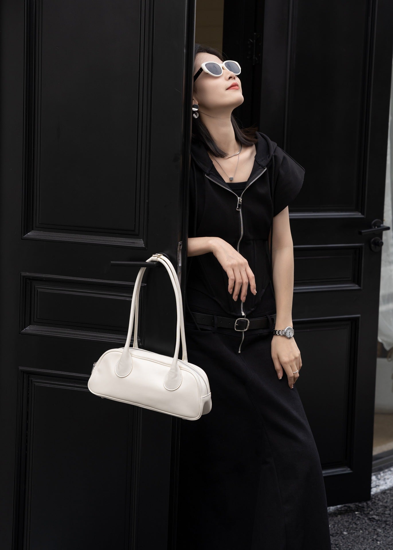 Capacity Female Stylish Good Texture Underarm Handbags