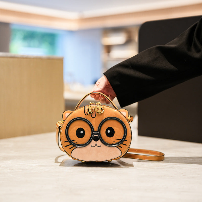 Cartoon Design Cat Style Street Trendy Bags