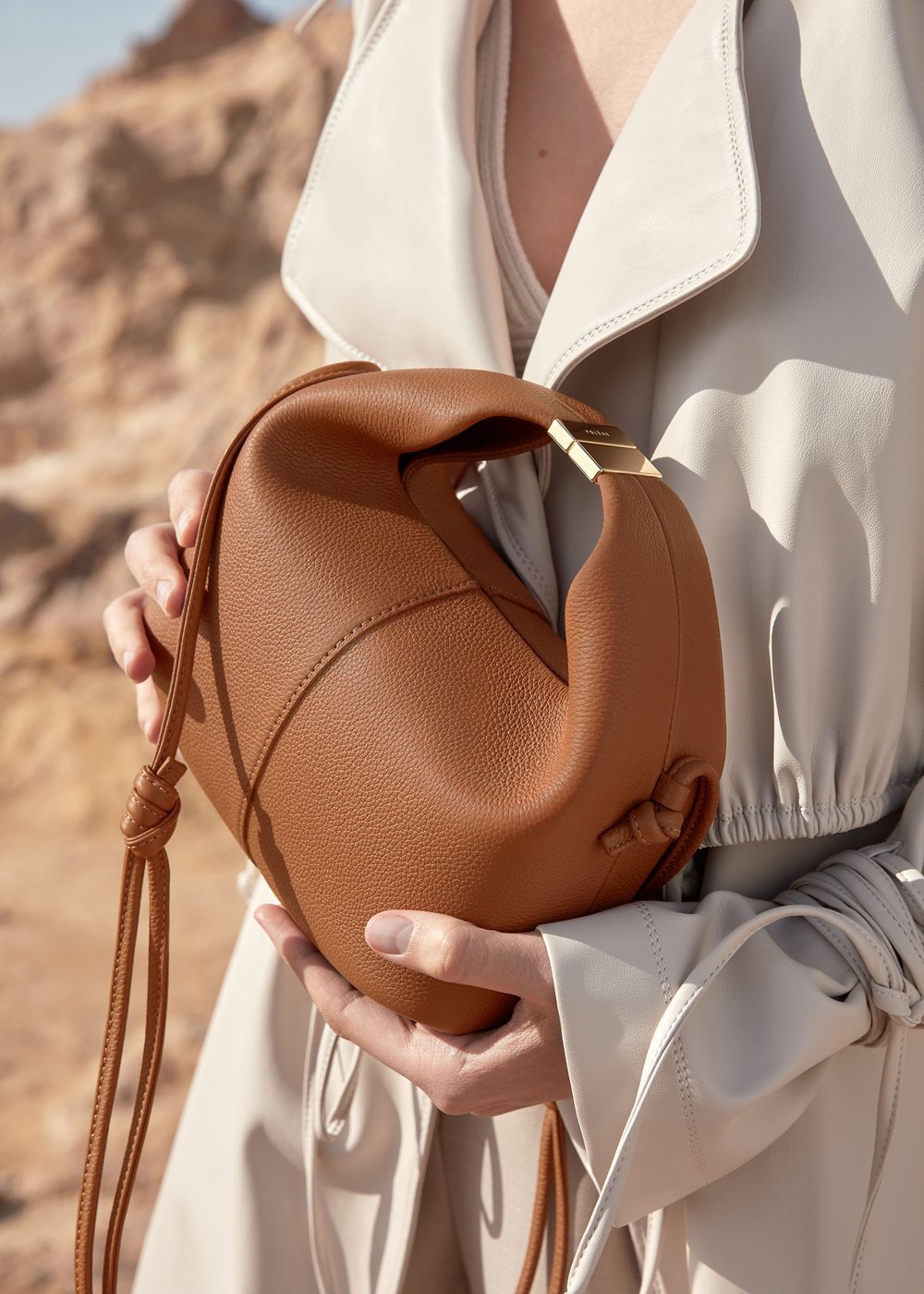 Women's French Niche Lunch Genuine Leather High Handbags