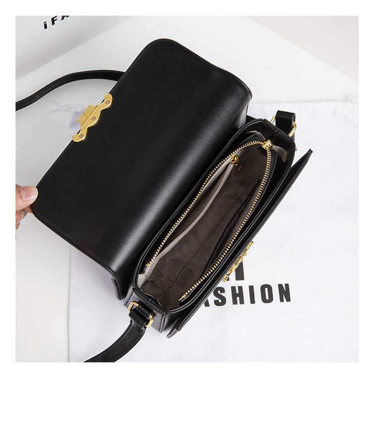Women's Classy Glamorous Leather Fashionable Tofu Crossbody Bags