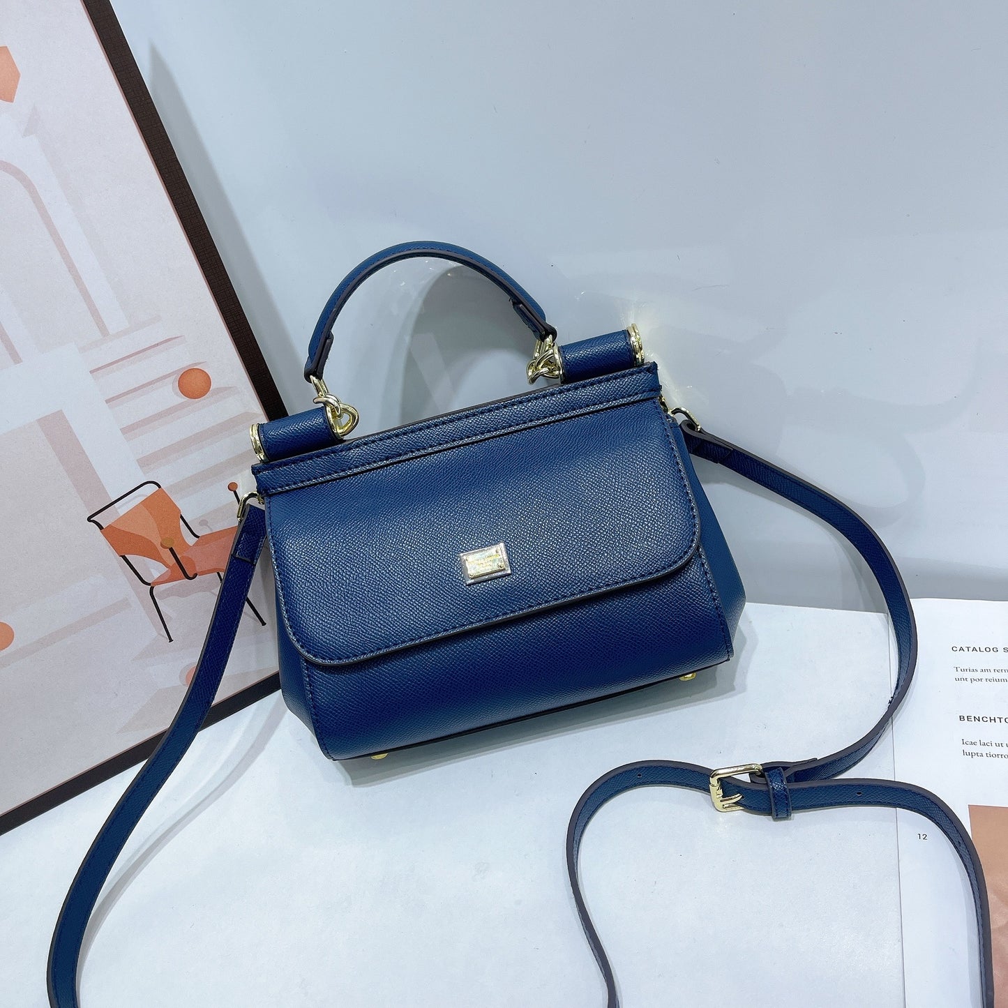 Palm Print Fashionable High Banquet Feeling Bags