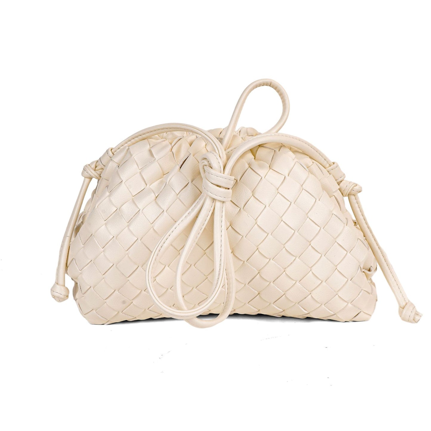 Women's Hand-woven Cloud Stylish Textured High Dumpling Crossbody Bags