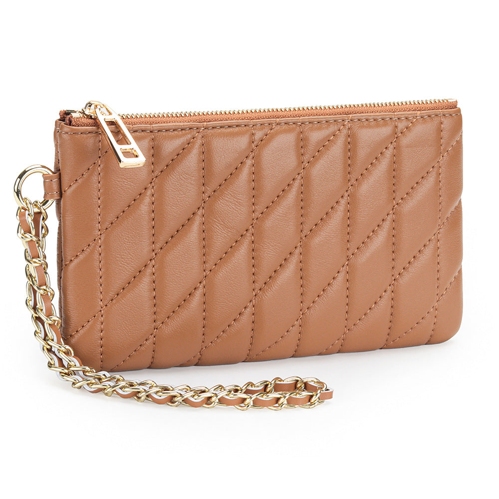 Women's Fashion Embroidery Classic Style Long Mobile Storage Bags