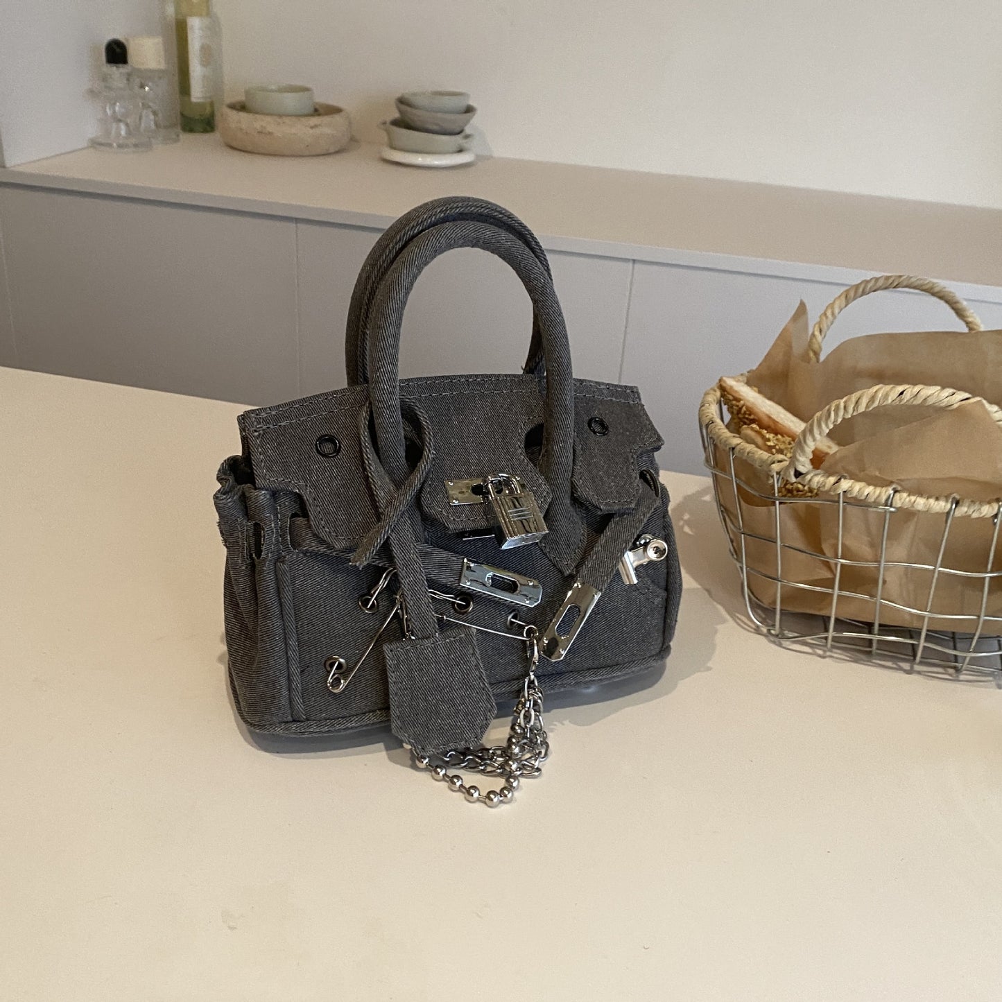 Women's Denim Classic Kelly Street Shot Handbags