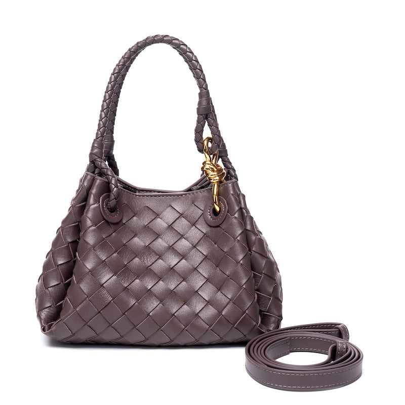 Parachute Woven Vegetable Basket Knotted Hardware Handbags