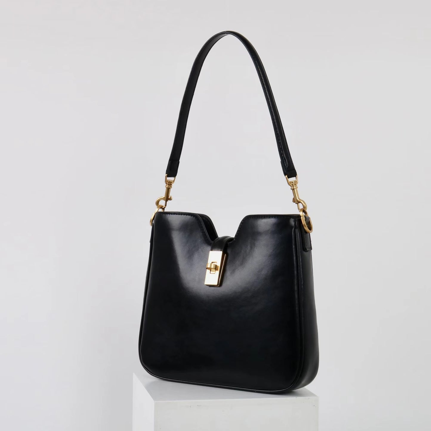 Women's Light Luxury Genuine Leather Underarm Niche High-grade Handbags