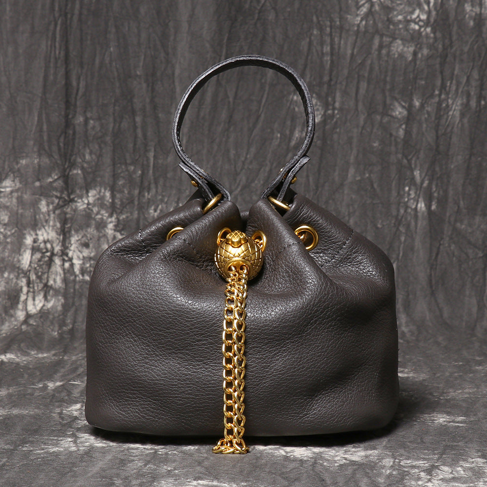 Layer Cowhide Fashion Genuine Leather High Bags