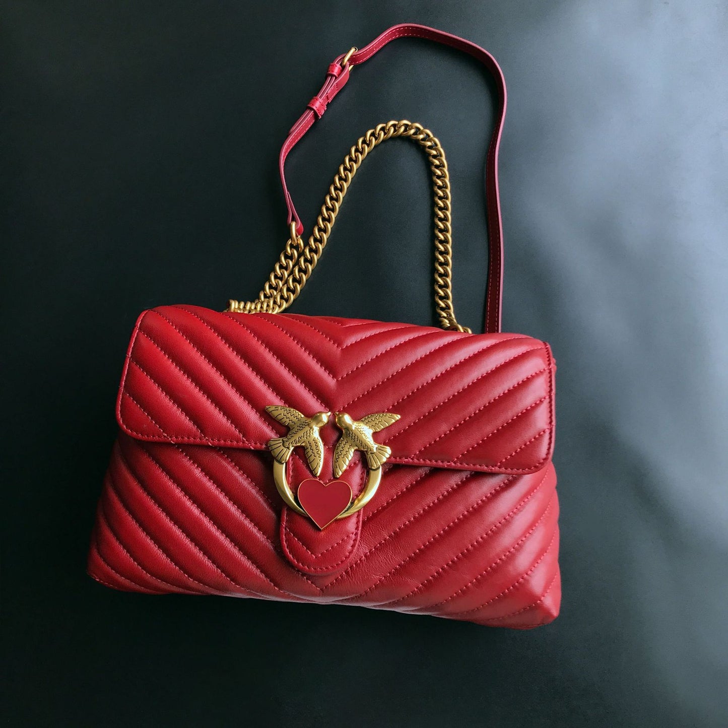 Women's Sheepskin Pillow Embroidery Thread Puff Chain Crossbody Bags