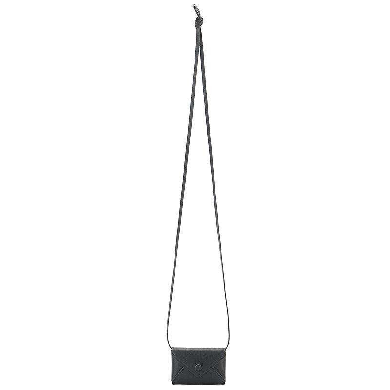 Comfortable Mini Leather Envelope Underarm Vintage Armpit Bags