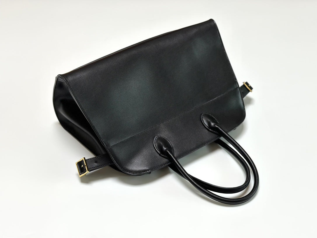 Layer Cowhide Niche Advanced Sense Large Handbags