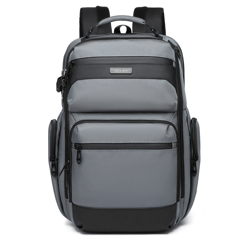 Men's Business Commuter Computer Waterproof Large Capacity Backpacks
