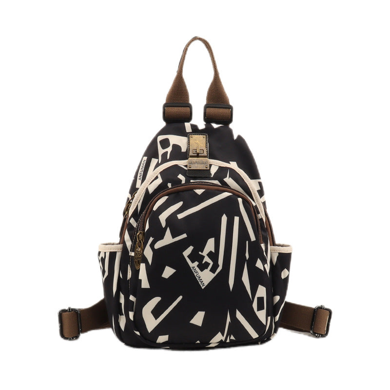 Women's Ethnic Style Oxford Cloth Large Capacity Backpacks