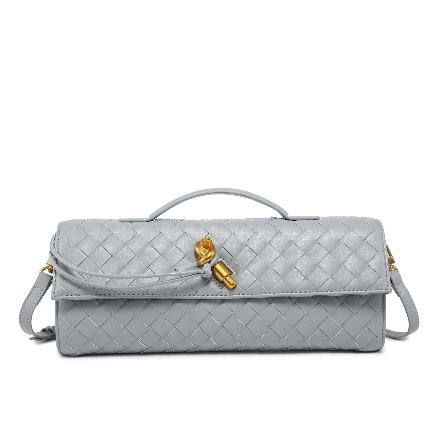 Woven Dinner Clutch Fashion Long Bolt Bags