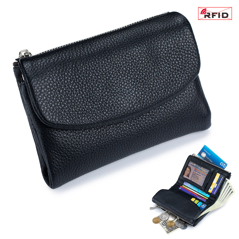 Women's Fashion Short Soft Textured Large Capacity Ladies Wallets