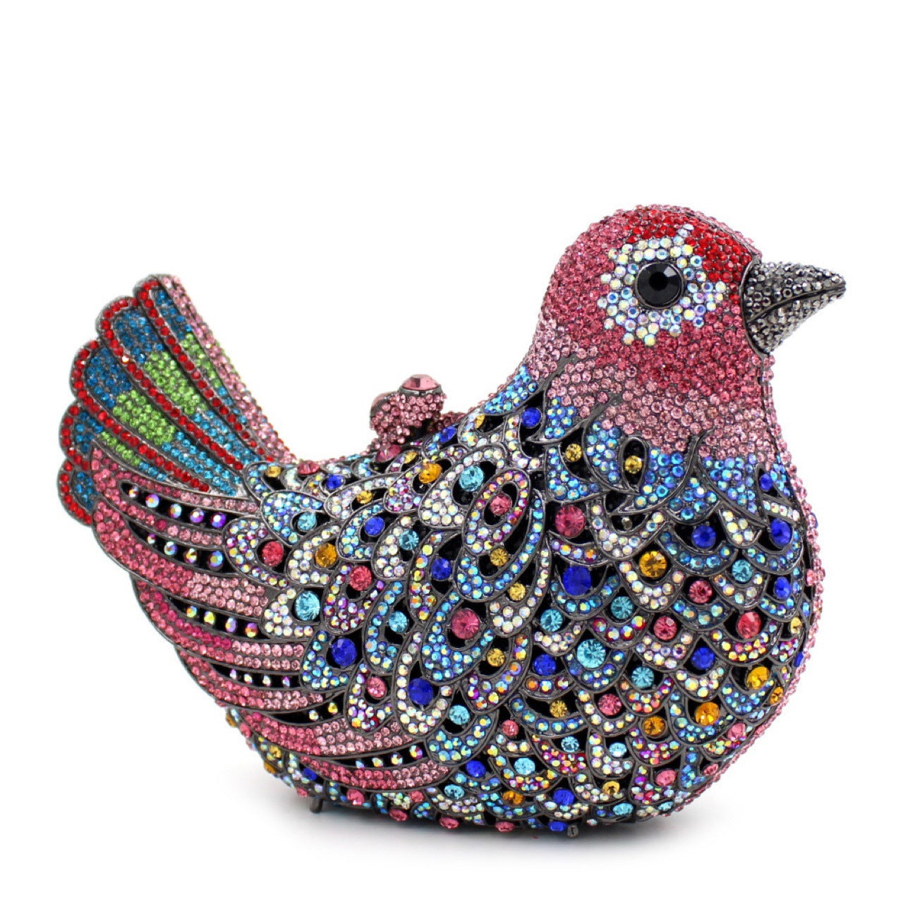 Women's Peace Dove Animal Gem Diamond Banquet Rhinestone Evening Bags