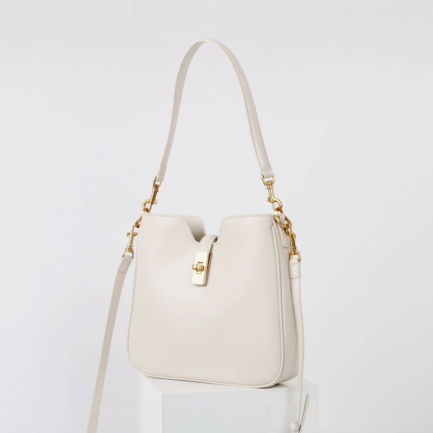 Women's Light Luxury Genuine Leather Underarm Niche High-grade Handbags