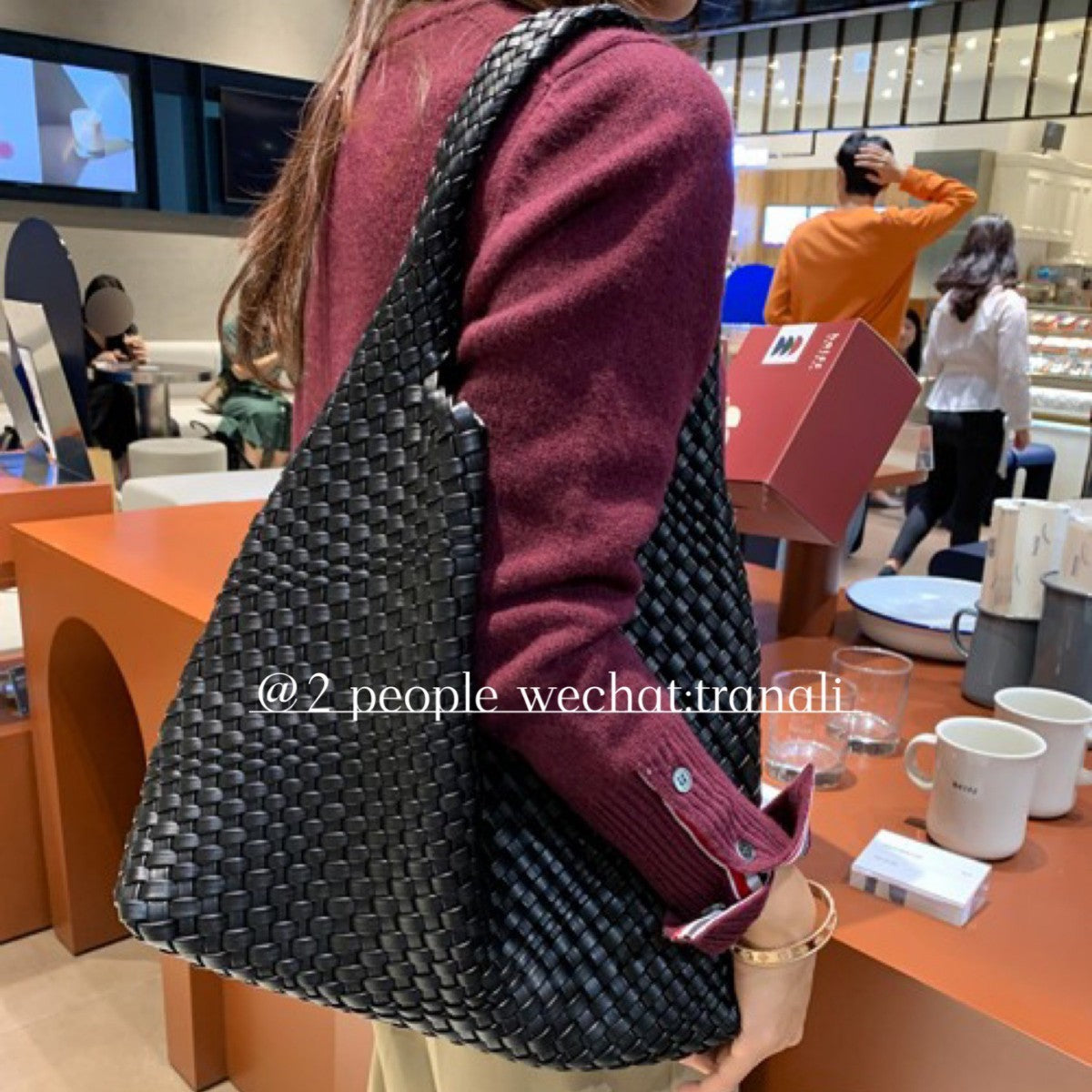 Woven Large Capacity Totes High-grade Vegetable Basket Bags