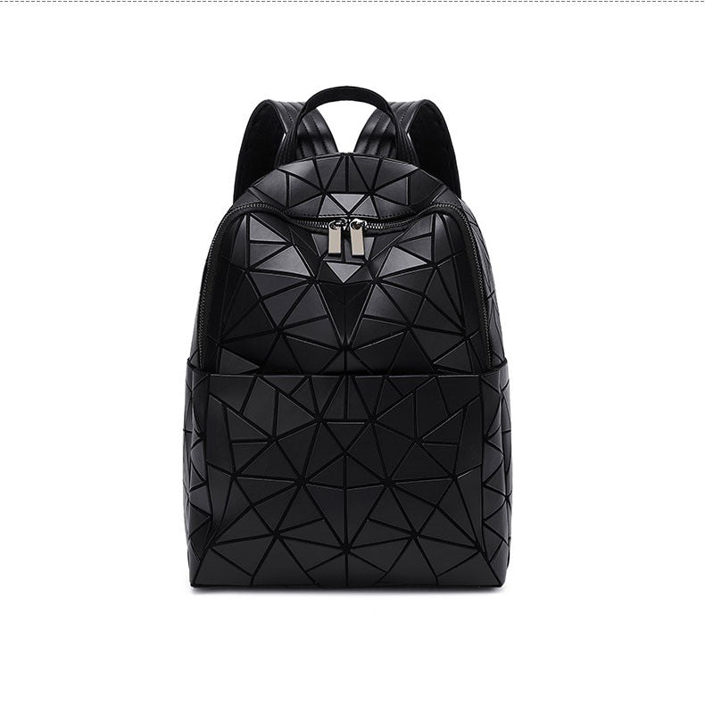 Women's Rhombus Stitching Fashion Large Capacity Sling Backpacks