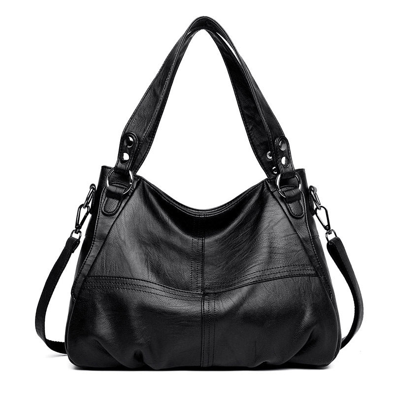 Women's Mom Large Capacity Sheepskin Pattern Soft Crossbody Bags