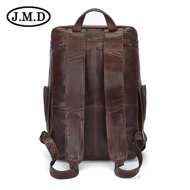 Men's Pretty Retro Style Genuine Leather Backpacks