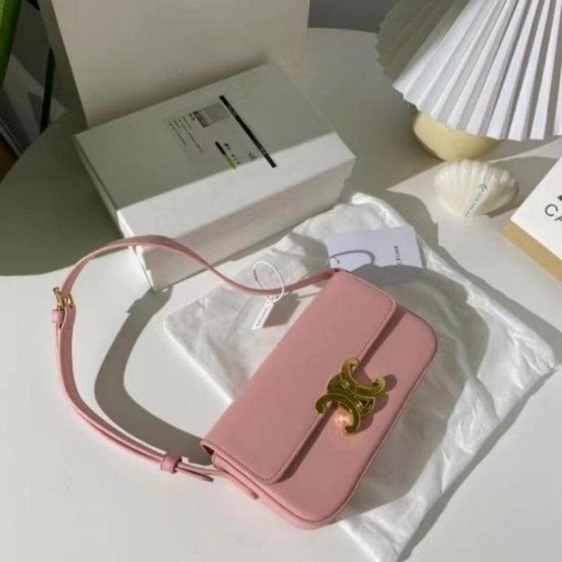 Women's Arc Underarm Baguette Portable Three-dimensional Bags