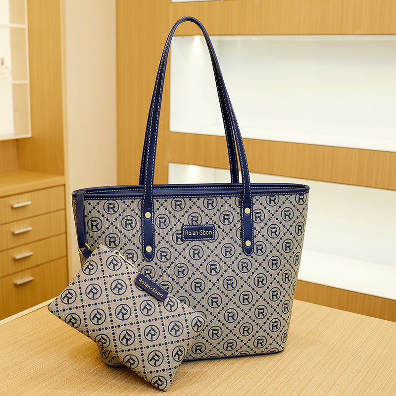 Women's Capacity Totes Printed Chessboard Plaid Mother Shoulder Bags