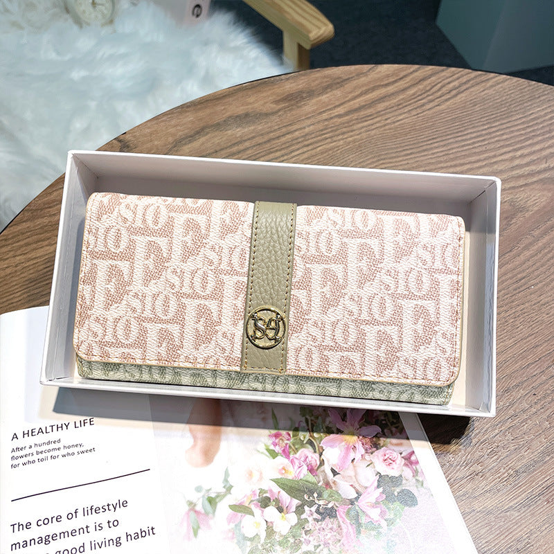Women's Long Simple Large Capacity Multifunctional Elegant Clutch Ladies Wallets