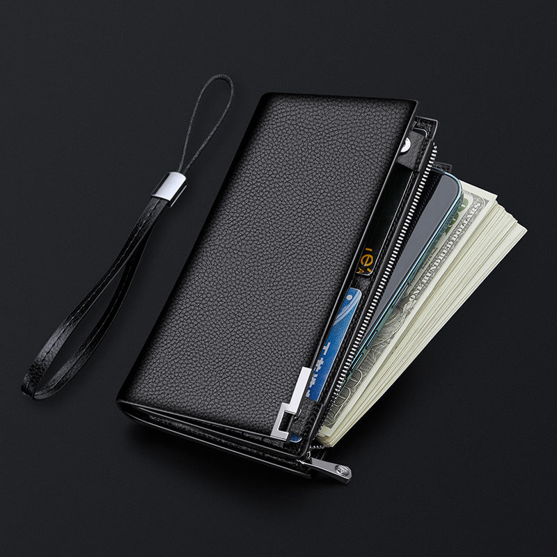 Men's Emperor Paul Long First Layer Cowhide Men's Wallets