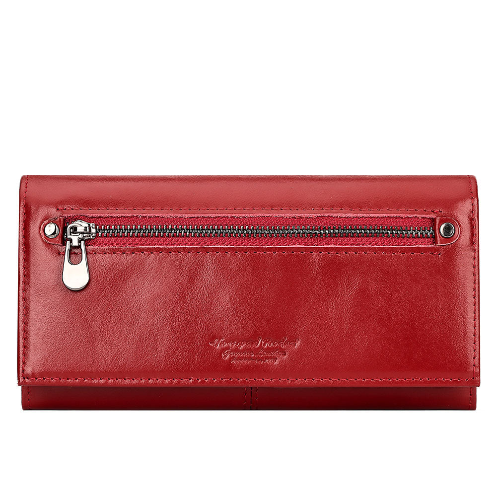Women's Paul Leather Clutch Large Capacity Long First Ladies Wallets