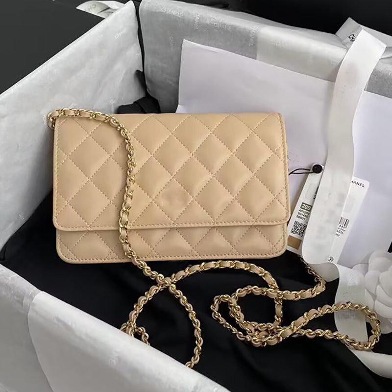 Strictly Choose Fortune Caviar Leather Magnetic Crossbody Bags