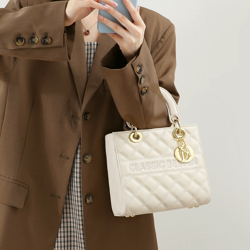 Women's Glamorous Diana High-grade Fashion Leather Handbags