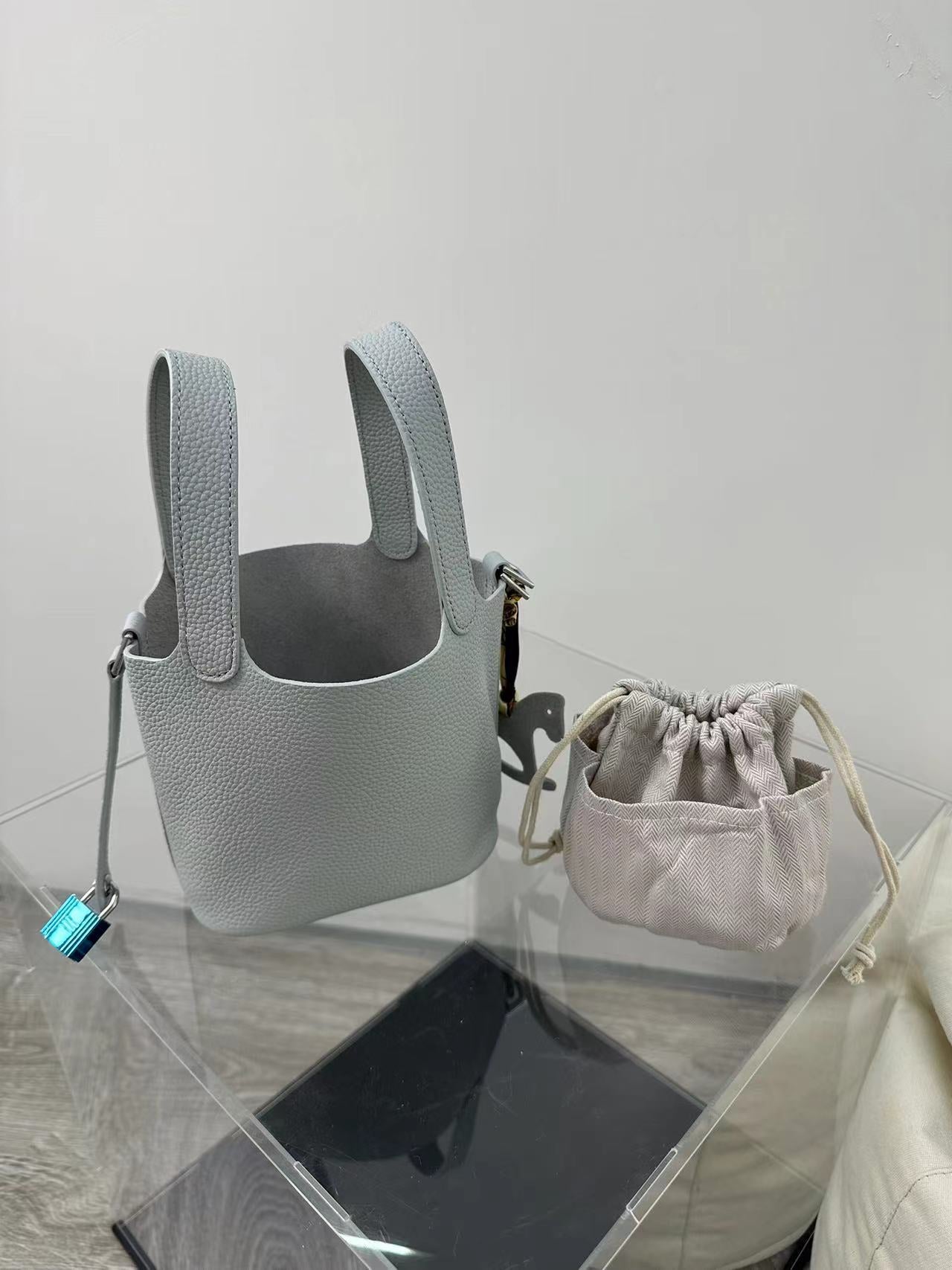 Women's Genuine Leather Vegetable Basket High-grade Design Handbags
