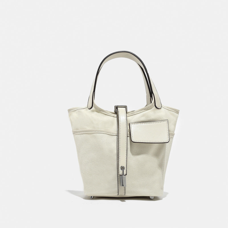 Women's Spring Canvas Vegetable Basket Classic Fashionable Crossbody Bags