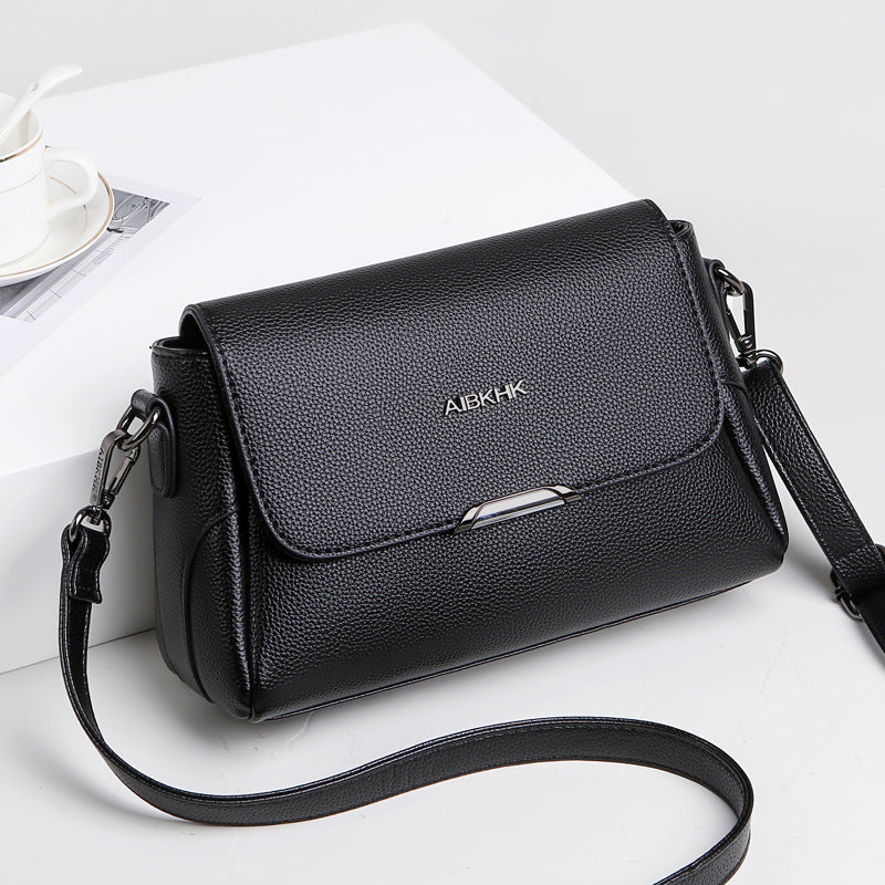 Soft Leather For Mom Fashion Portable Crossbody Bags