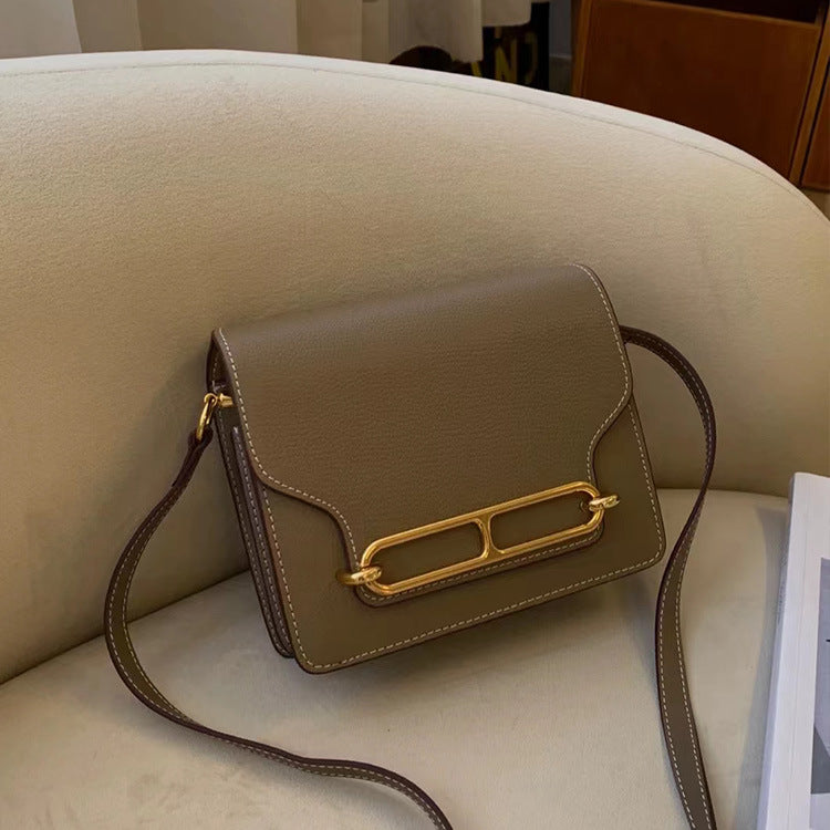Genuine Leather Constance Pig Nose Trendy Shoulder Bags