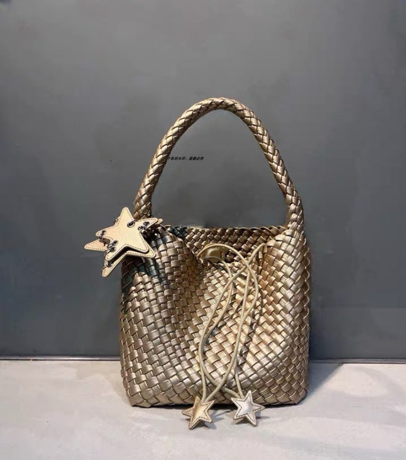 Graceful Women's Large Capacity Woven Hobo Tote Bags