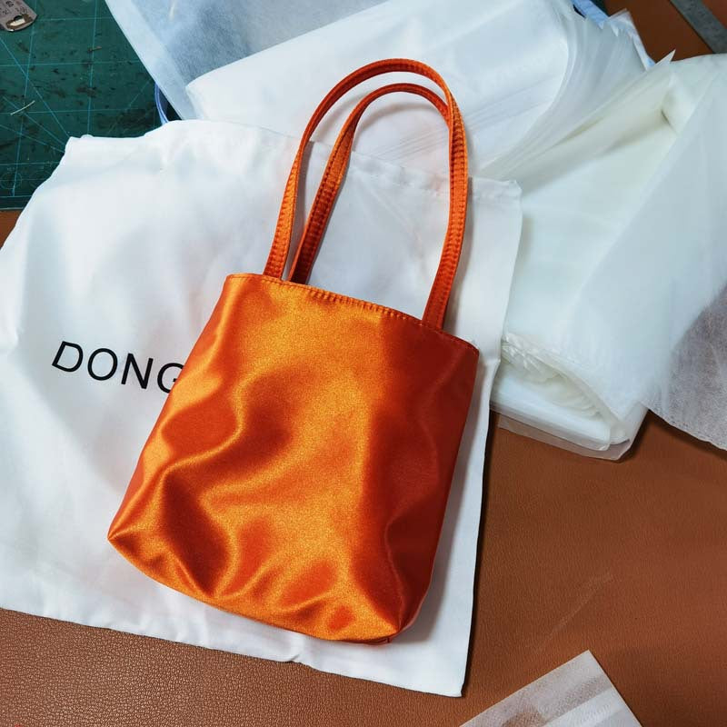 Women's Korean Style Niche Retro Mini Underarm Handbags