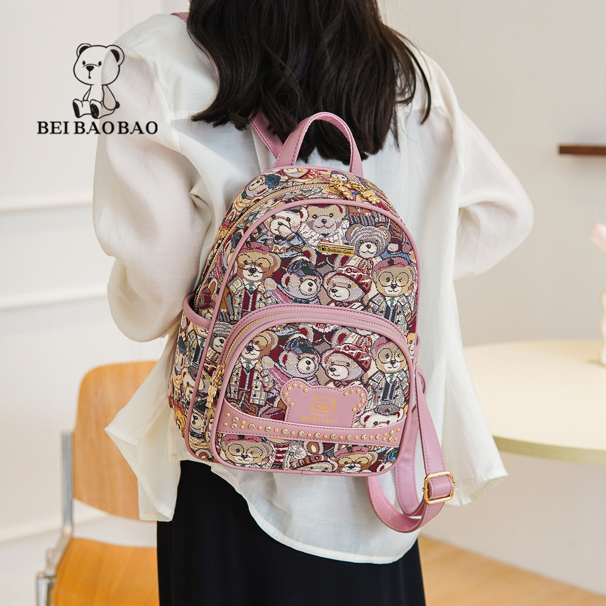 Women's Durable Source Canvas Fashion Leisure Backpacks