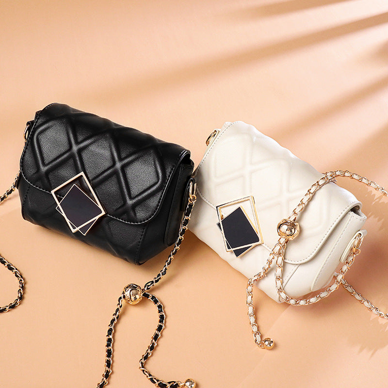 Women's Chain Summer Fashion Diamond Pattern Classic Shoulder Bags