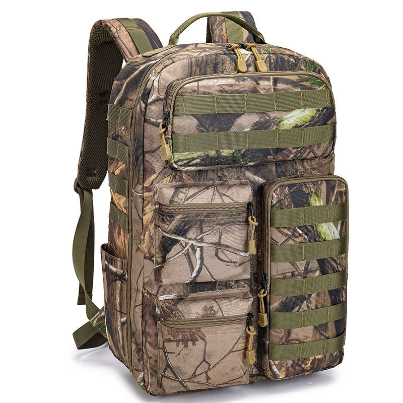 Men's Camouflage Dead Leaf Hiking Hunting Large Mountaineering Backpacks